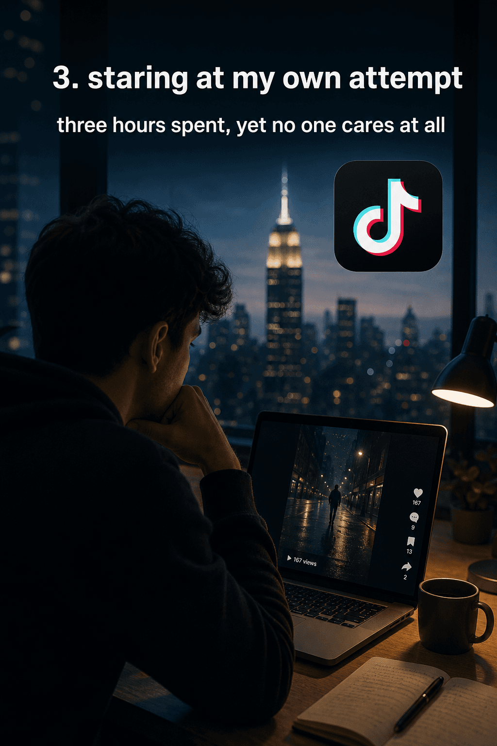 TikTok slideshow generated automatically from a SaaS URL — alternative to designing in Canva.